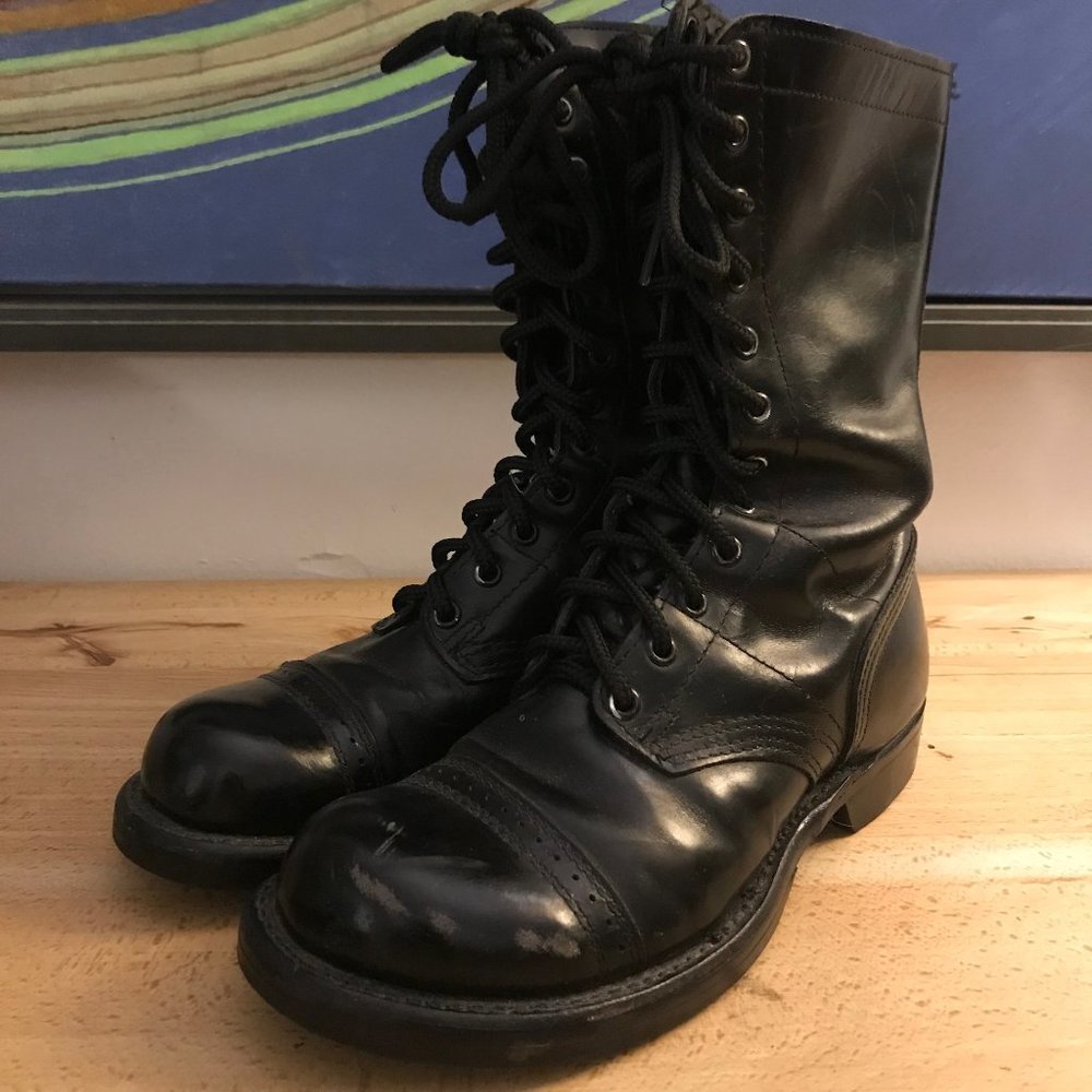 Womens Corcoran Combat Jump Boot 1515 Size 7 Leather Punk Doc Marten Made In USA